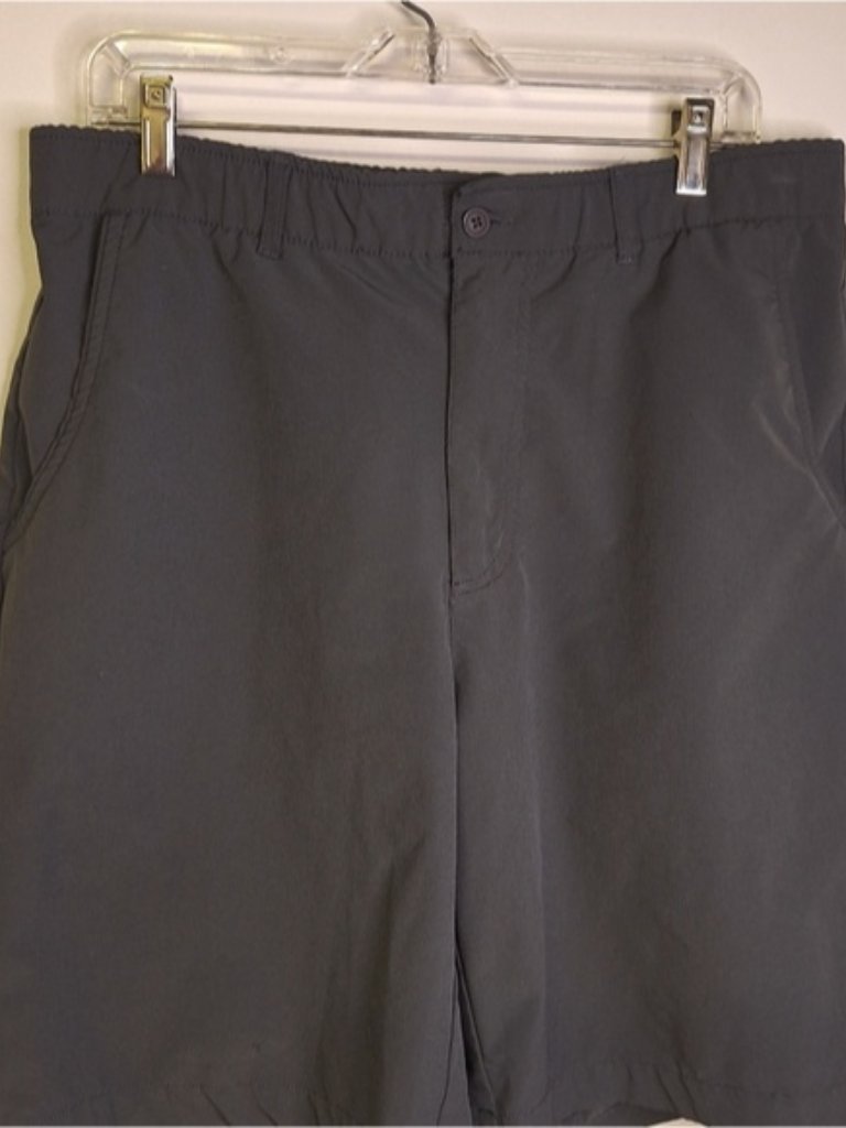 St Johns Bay Dark Grey Mens Shorts Size 36